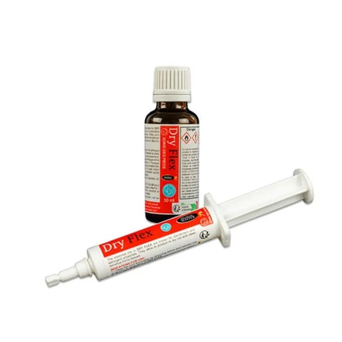 Vorkverzorgingsspuit voor paarden Horse Master Dry-flex