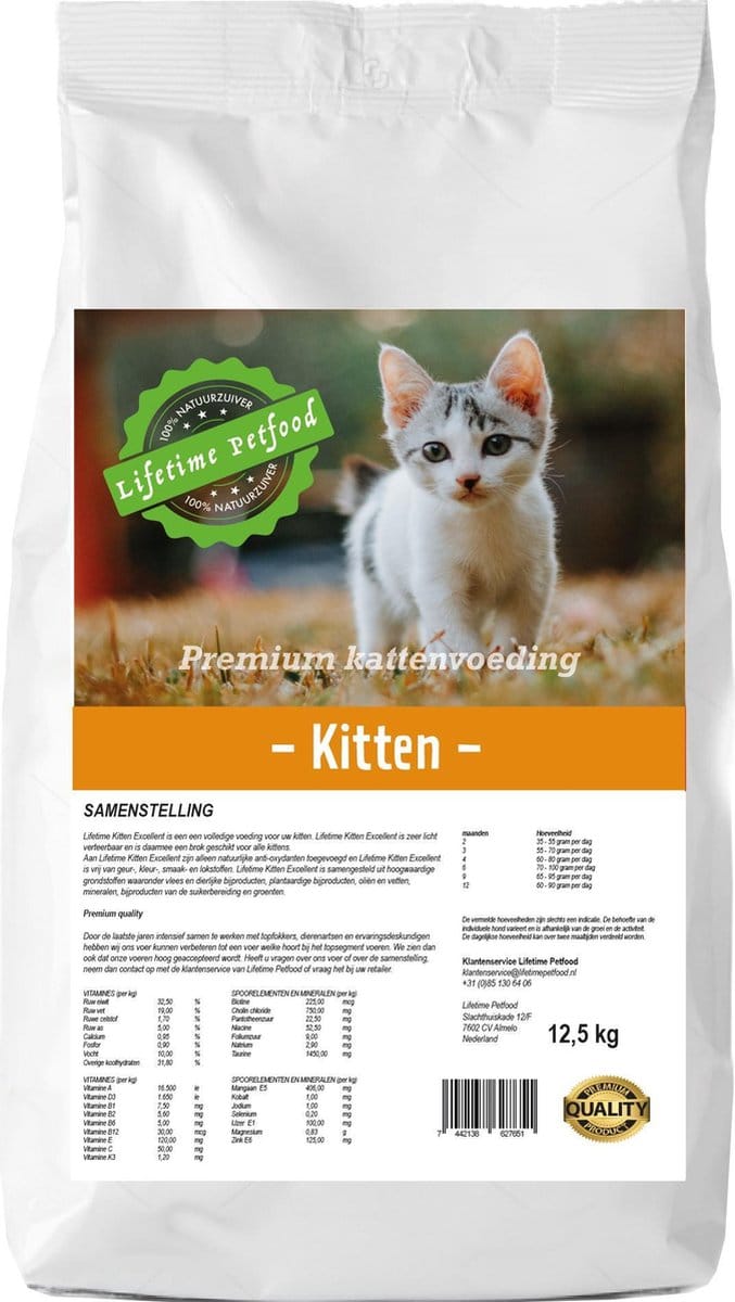 Lifetime Petfood Kitten Excellent 3 Kg