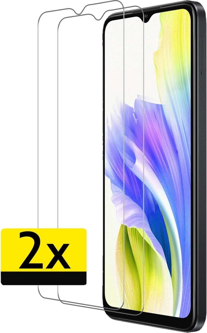 Screenprotector - Geschikt voor OPPO A38 - 2 Stuks - Extra Sterk - Beschermglas - Gehard Glas - Tempered Glass - Screen Protector
