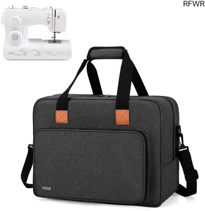 RFWR® Draagbare Naaimachinetas met Extra Opbergmogelijkheden voor Naai-accessoires - Zwart