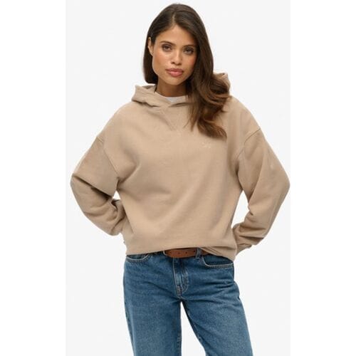 Superdry Studios Hoodie Beige Grootte: 34