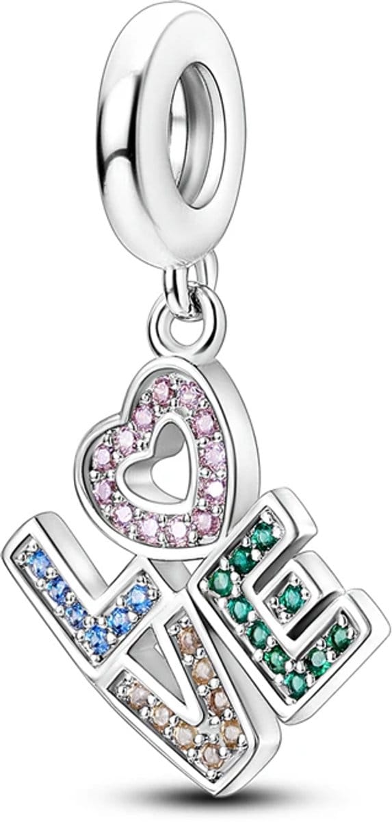 Bedel hartje - liefde - LOVE - meisje - tiener - glitter