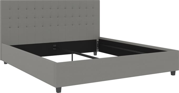 Emily-Bed - 180x200 - Lichtgrijs