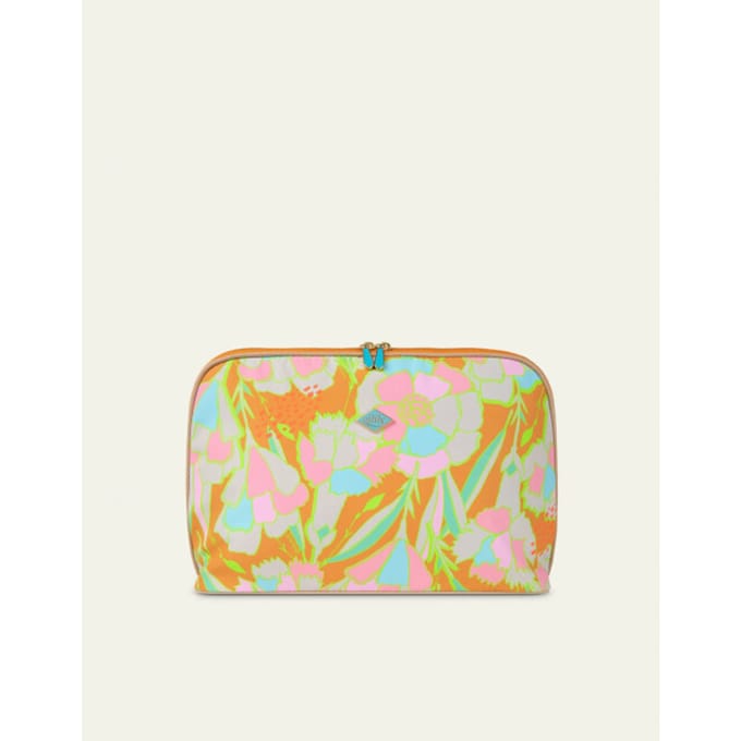 Oilily Chelsey - Toilettas - Dames - Met Spiegeltje - Waterdicht - Bruin - One size