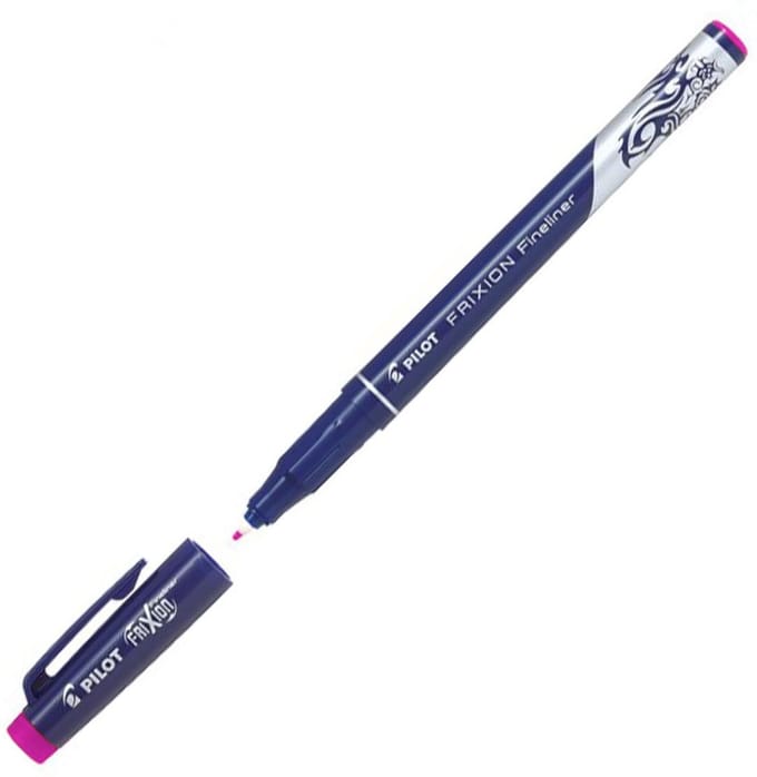 Pilot FriXion Roze Fineliner - Uitwisbare Fineliner viltstift met 0.45mm schrijfbreedte