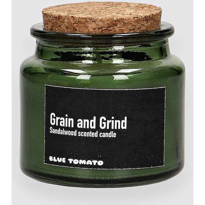 Blue Tomato Glass Jar Kaars zwart