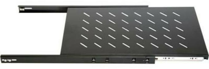 DSIT Uitschuifbaar legbord voor 800mm diepe serverkasten - 1U - serverbehuizing - serverrack - ook geschikt voor flightcases