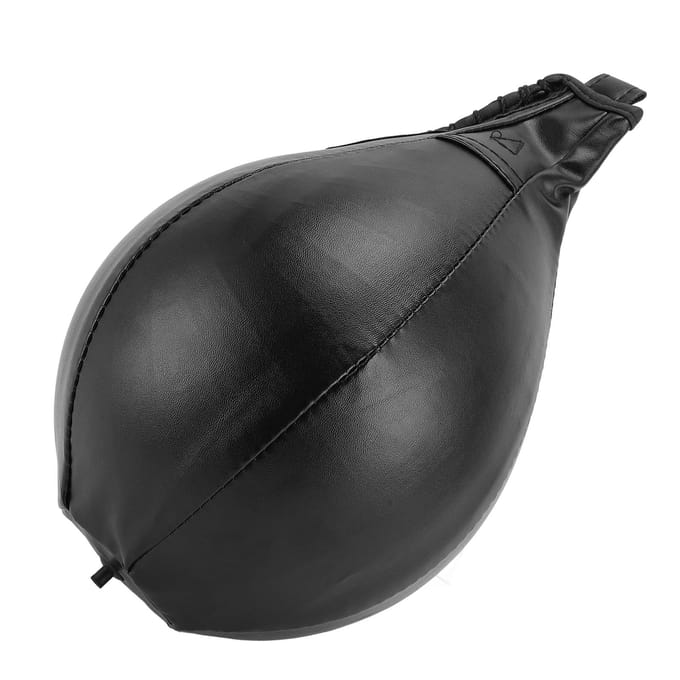 Boksen Snelheidszak Verbeter Reactiesnelheid Opblaasbare PU Leer Stootbalzak voor Thuisgym black