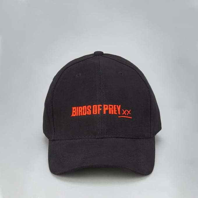 Birds of Prey Logo Cap With Embroidery - Black