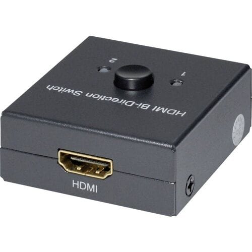 Maxtrack CS 32 L HDMI-switch Bidirectioneel bruikbaar 3840 x 2160 Pixel Zwart