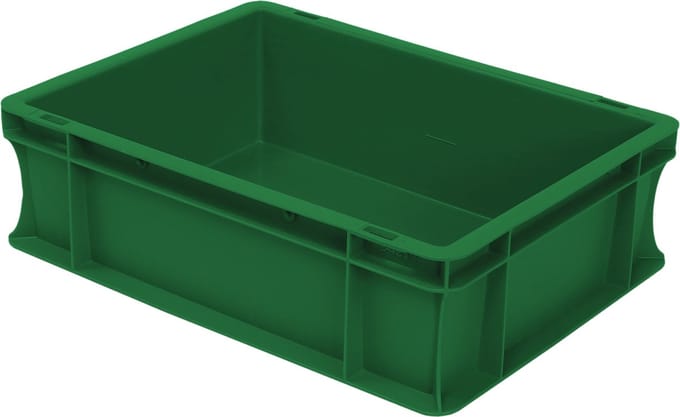 Alpac Stapelbak - Opbergbak - 400 x 300 x 120 mm - 10L - Groen