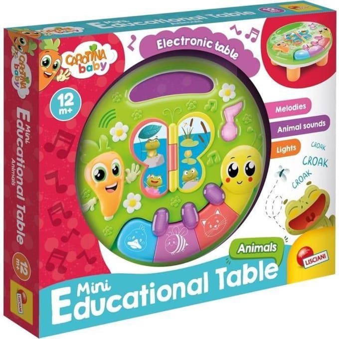 Lisciani - Carotina - Mini tafeltje met dieren
