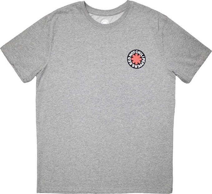 Red Hot Chili Peppers - Mini Classic Asterisk Heren T-shirt - S - Grijs
