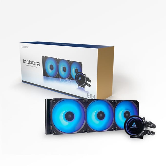 Chieftec Waterkoeling Iceberg 360 Clc-360-Rgb Voor Pc Met 3 Ventilatoren Van 120 Mm