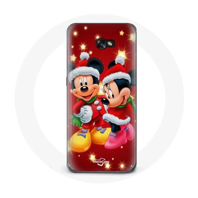 Coque - Maniacase - Samsung Galaxy A5 2017 - Mickey Mouse - Souple - Protection et décoration noir