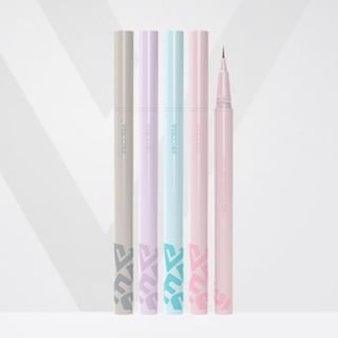 VEECCI - Colorful Liquid Eyeliner / Smiling Aegyosal Eyeliner - 4 Colors D02# Chocolate Brown - 0.6ml