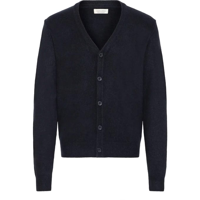 Gebreid jack met knoopsluiting model 'HEINE'