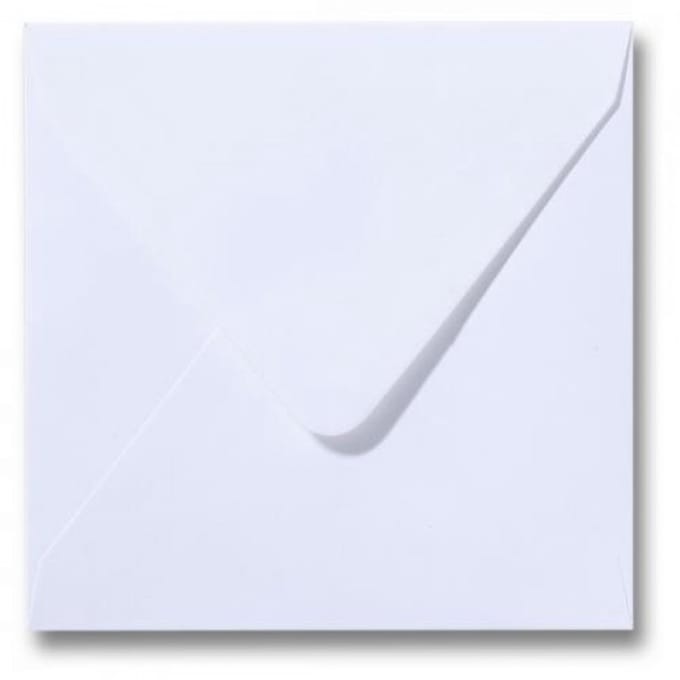 Luxe enveloppen Wit 500 stuks 14x14 Cm 110 Grams - Gratis verzonden