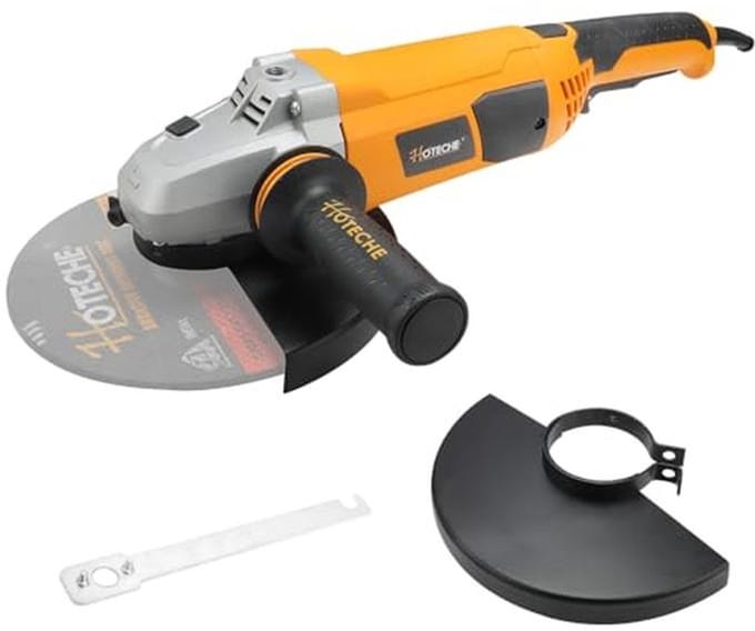 2400 W haakse slijper 230 mm met kopermotor en soft-start