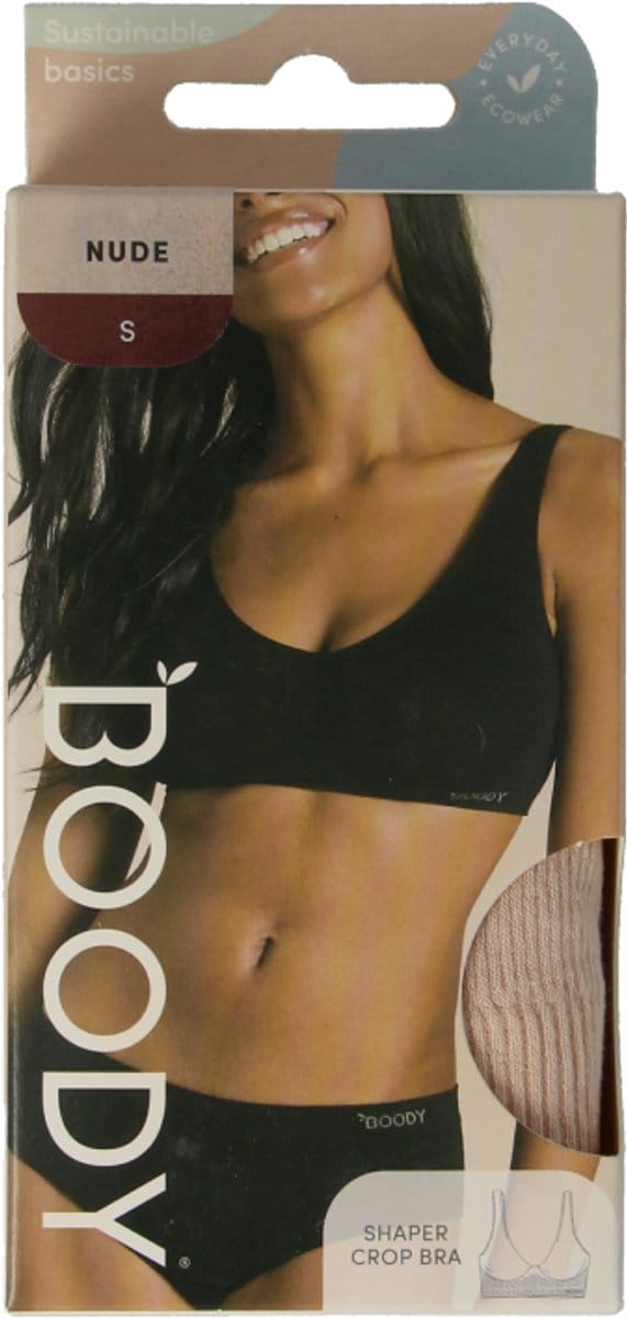 Boody - Bamboe Shaper Crop BH - Nude / S