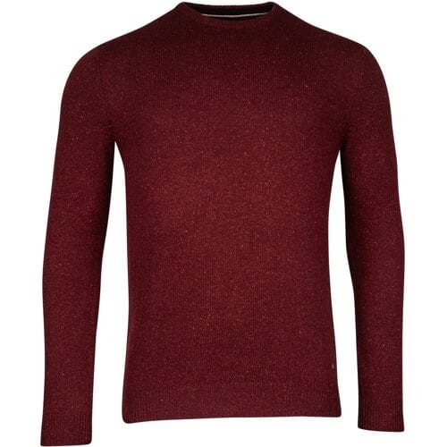 Baileys Trui Crew Neck Pullover Faux-Uni Deep Red / male