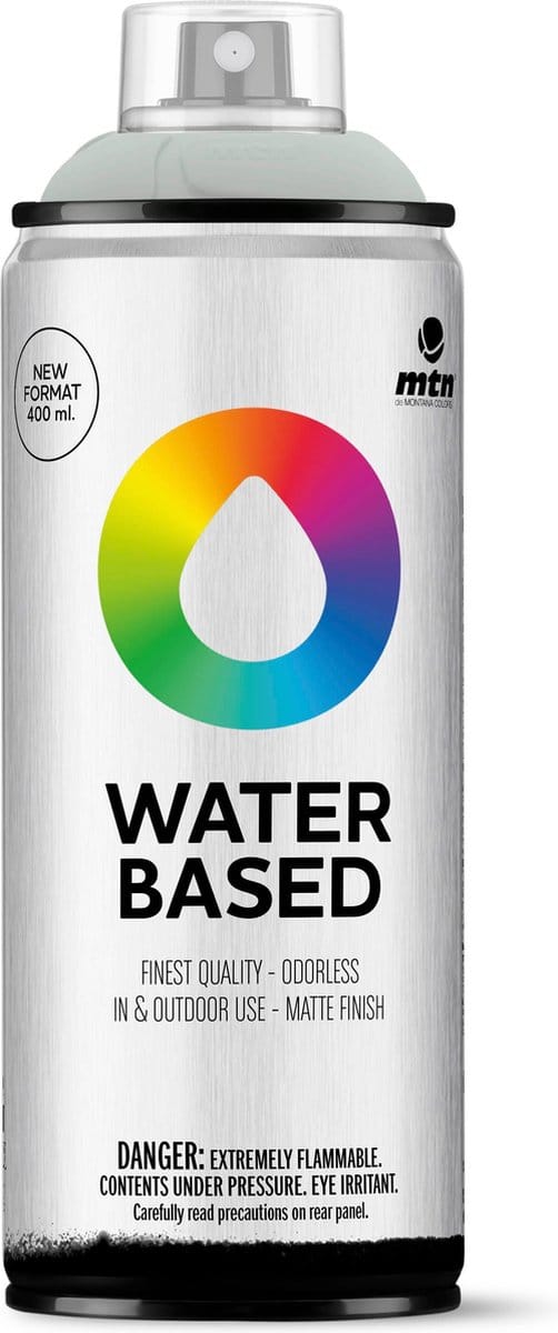 MTN Water Based Spuitbus - verf op waterbasis - RV-7047 Siberia Grey - 400ml