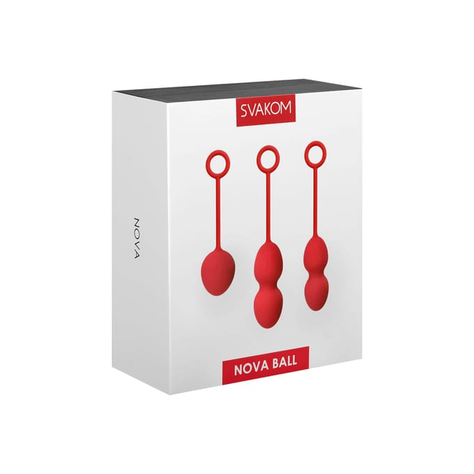 Svakom Vaginale Ballen - Roterende Kernen - Roze - Set van 3