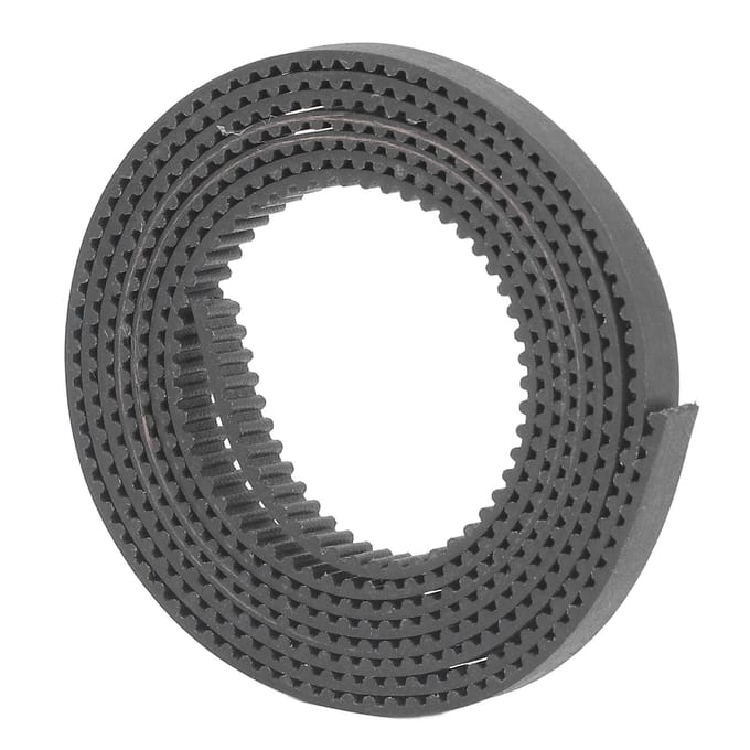 3D-printen Open Distributieriem Rubber Glasvezel Synchrone Riem 1 Meter Lengte 6mm Breedte black