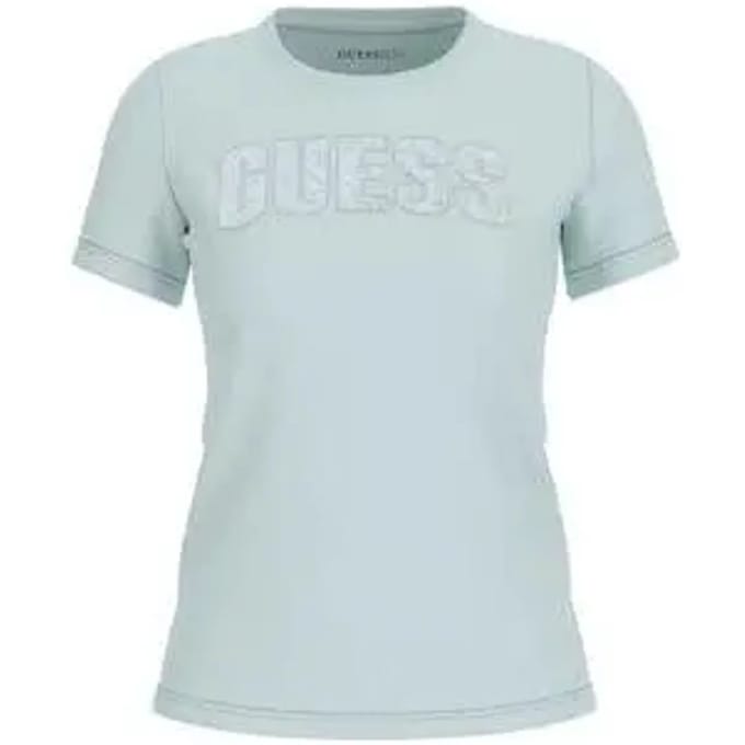 T-shirt met kant voor dames Guess Logo