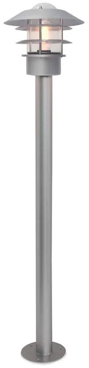 Elstead Lighting Mini LED Tuin Pilaar Helsingor | 1X E27 Max 60W | IP44 (Outdoor) | Silver