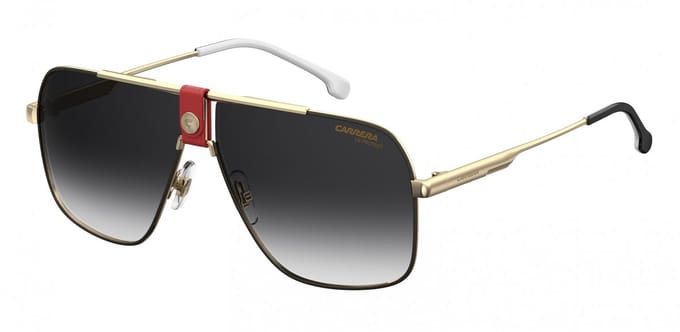 Carrera Zonnebril 1018/S Y11 9O Goud Rood Donkergrijs Verloop