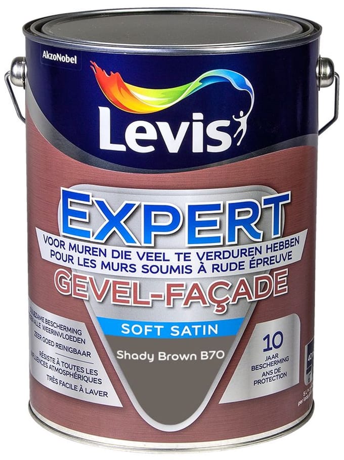 Levis - Expert Gevel Mix - Shady Brown B70 - Mengverf - 5 L
