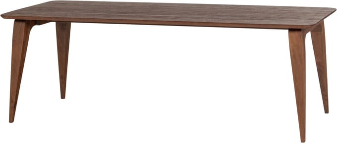 WOOOD Rubo Eettafel 220x95 cm - Mangohout - Bruin - 77x220x95