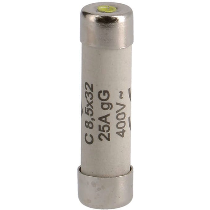 Hager Cilindrische Zekering 25A 8.5x32mm 400V AC - L8532C25 [10 Stuks]