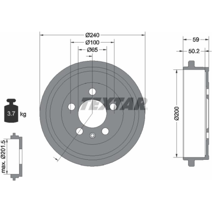 Remtrommel TEXTAR 94023800
