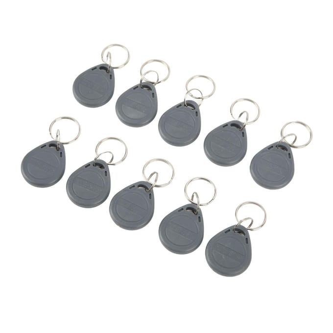 100 STUKS RFID Sleutelhanger Gevoelige Inductie Waterdicht 125KHz RFID Nabijheidssleutel voor Parkeren Gemeenschap grijze kleur