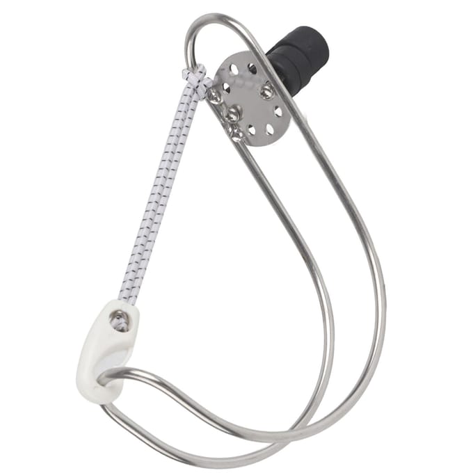 4.5in Roestvrij Staal Reddingsboei Ring Beugel Hoefijzer Houder voor Marine Boot Schip gray