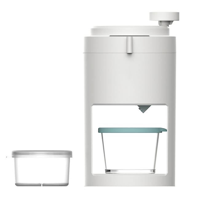 Handmatige IJsschaafmachine IJsschaafmachine Sneeuwkegelmachine Thuis Kleine Handmatige IJs Crusher white