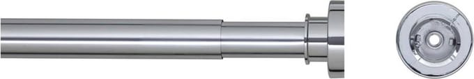 Sealskin Seallux Douchegordijnstang - 80-130 cm - Mat aluminium