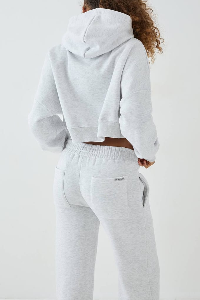 Dames DSGN Studio Rechte Pijp Joggingbroek | Ash Grey | Maat: Medium