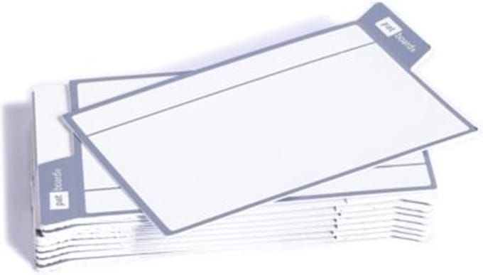 Taak Kaarten scrum kanban - nanocups voor glas - grijs