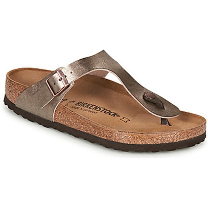 Birkenstock Gizeh BF Regular Dames Slippers - Graceful Taupe - Maat 38