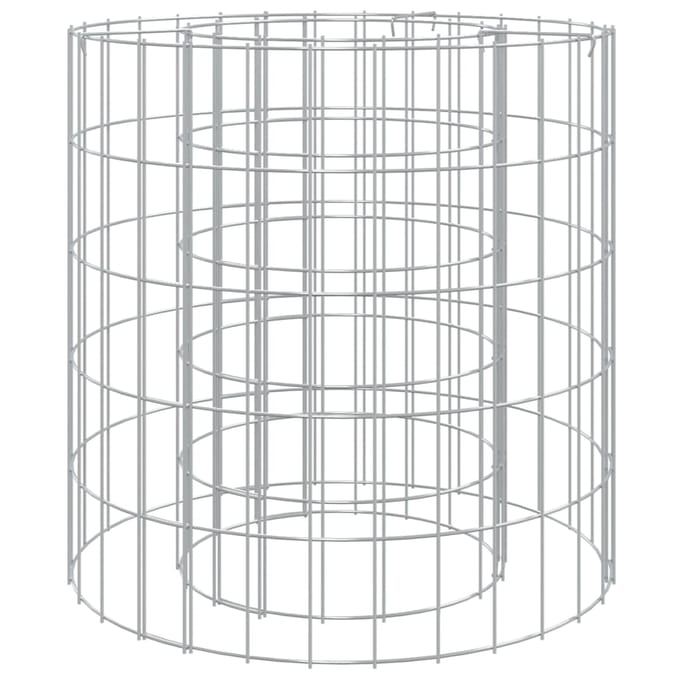 vidaXL - Schanskorf - vuurplaats - Ø - 50 - cm - gegalvaniseerd - ijzer