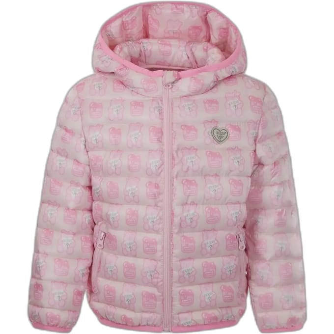 Jas met kap, rits voor kinderen Guess
