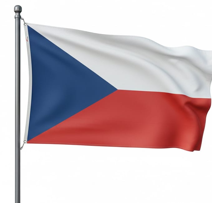 Trasal - vlag Tsjechië - tsjechische vlag 150x90cm