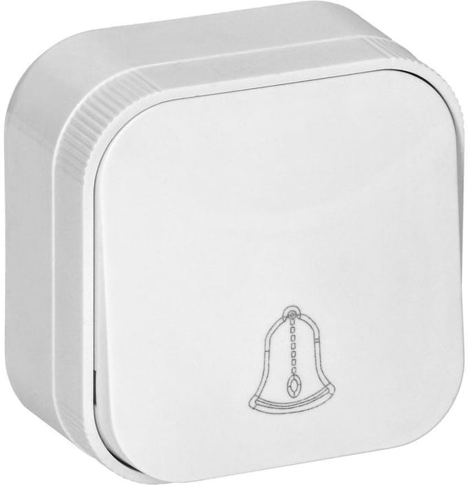 Orno ToDo Serie - Beldrukker - IP20 - 10A - Wit