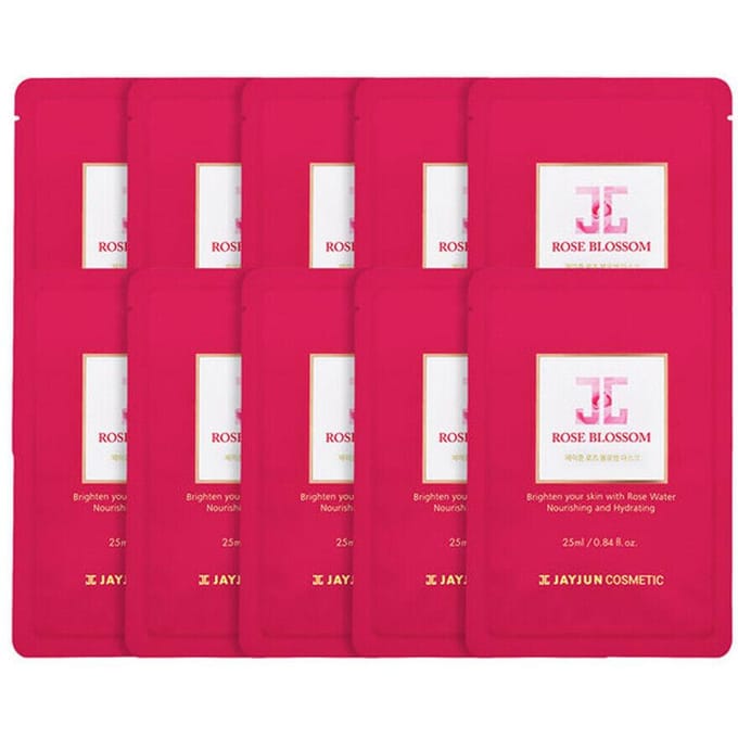 JAYJUN Rose Blossom Mask 10 stuks AUTHENTIEKE WINKEL pink