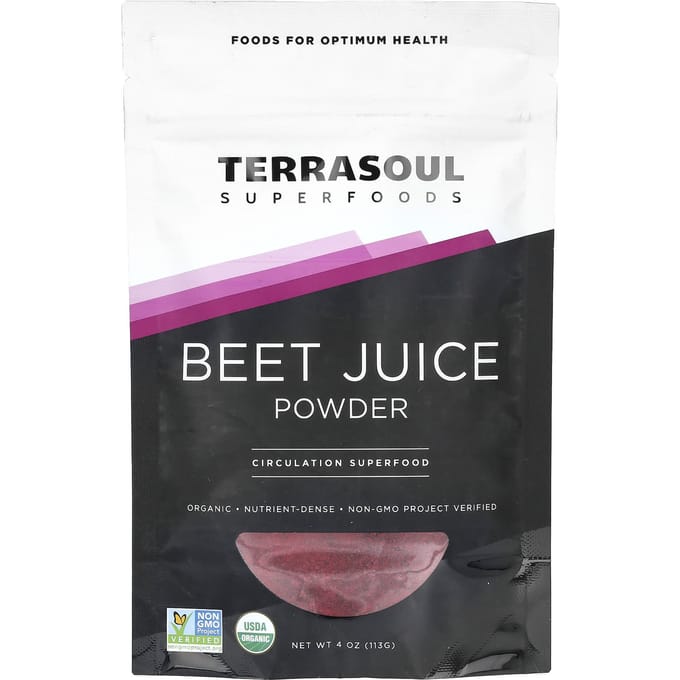 Terrasoul Superfoods, Poudre de Jus de Betterave, 4 oz (113g)