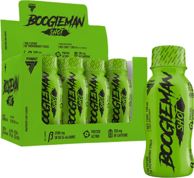 Trec Nutrition - Boogieman Pre-workout Fuel Shots (12x100ml) - Grapefruit/lime