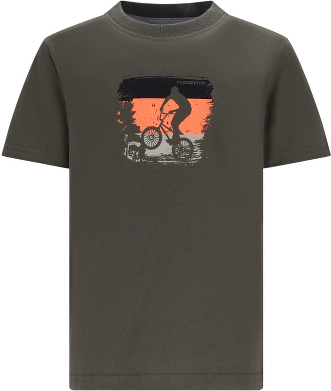 TYGO & vito jongens T-shirt groen maat 134/140